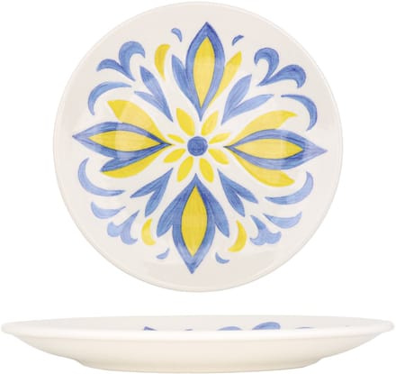 Kütahya Porselen Dessertbord - Strada - Porselein - 23 cm - set van 6
