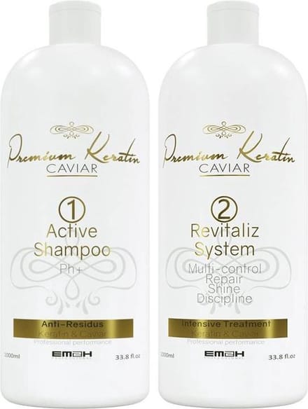 Lissage brésilien KIT 1000ML PREMIUM KERATIN CAVIAR