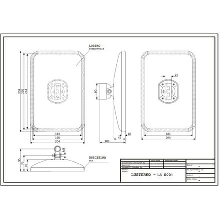 Spiegel RYWAL LS0001