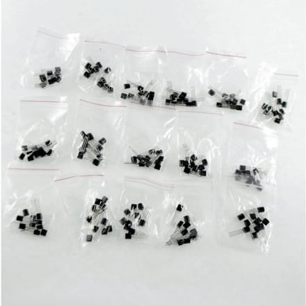 Kit 160 Transistor To92 - 16 Verschillende Modellen, 10 Van Elk S9012,S9013,S9014,S9015,S9018,A1015,C1815,S