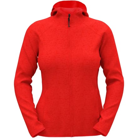 Stedman Lux Hooded Knitfleece Jacket Women S5560 - Scarlet Red Heather - M