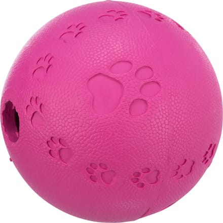 Natuurlijk rubber hondenspeeltje bal traktaties Trixie