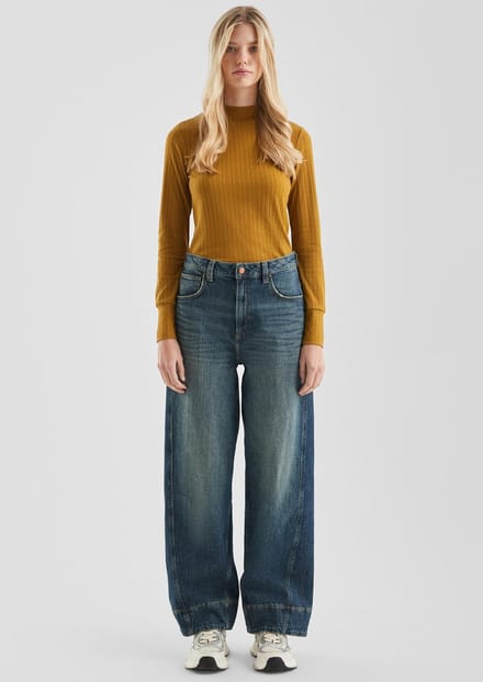QS - female - Jeans Baggy Ballon / Relaxed Fit / Hoog model / Wijde pijpen