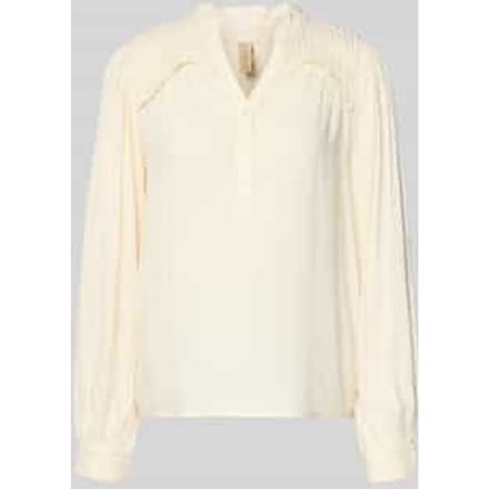 Relaxed fit blouse van pure viscose, model 'Radia'
