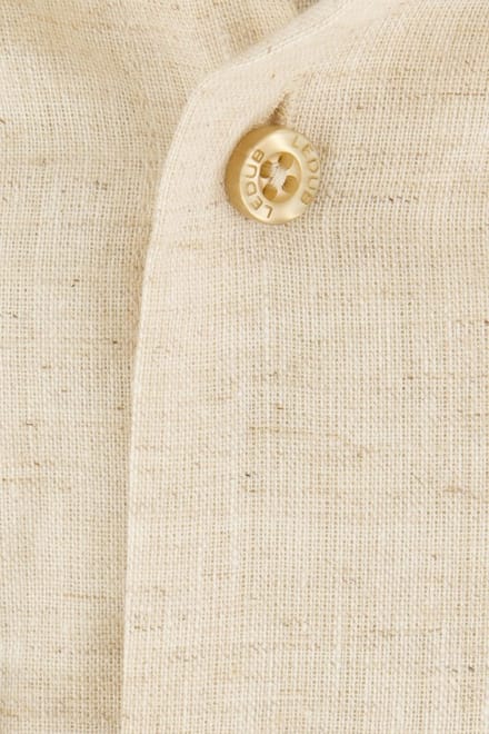 Ledub business overhemd beige