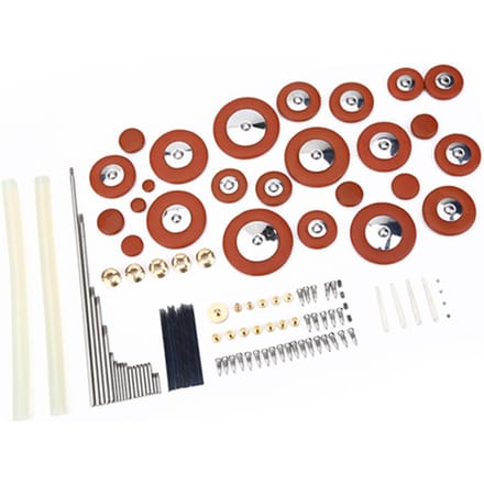 1 Set Altsaxofoon Reparatiegereedschap Altsax Muziekinstrument Schroeven Pad Moer DIY Accessoires brown