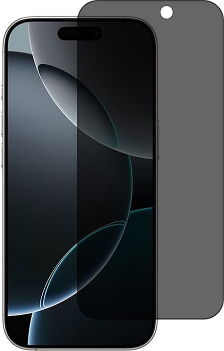 Privacy Screenprotector Geschikt voor iPhone 16 Pro screenprotector Privacy - Arara tempered glass van - gehard glas