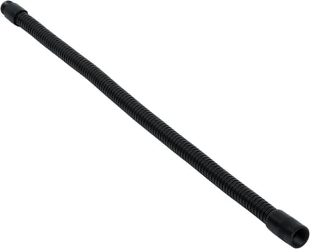 Flexibele zwarte gooseneck voor microfoon, 19 inch lengte, geschikt voor statief bevestiging