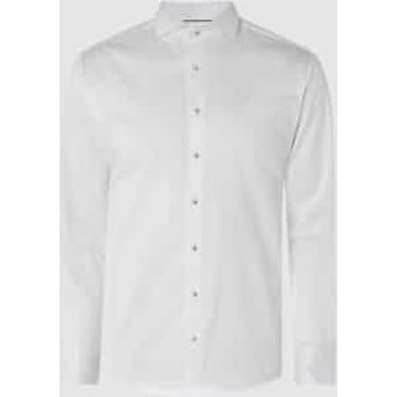 Regular fit vrijetijdsoverhemd van premium kwaliteit van twill
