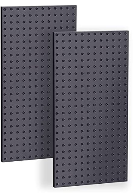 Metalen Pegboard Wandpanelen voor Garage Tool Opslag - Set van 2 Stuks