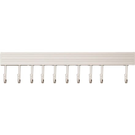 Wandmontage Keukenhakenrek Ruimte Aluminium Keukengerei Hanger Punch Free Lepel Schop white