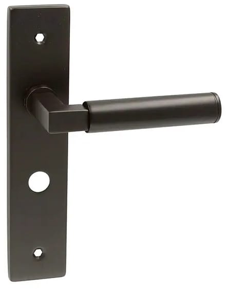 Avenue Deurkruk Op Schild Arkitekt - Staal - Zwart - Wc-sluiting - Afstand 63 Mm