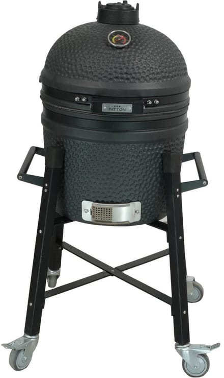 Patton Premium Kamado 15 inch met onderstel - zwart