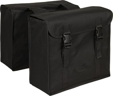 Greenlands - Dubbele Fietstas - 34 Liter - Zwart/Zwart