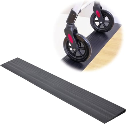 Drempelhulp Rubber - Oprijplaat Drempel - Drempels Overbruggen -Zwart