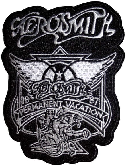 Aerosmith - Permanent Vacation Patch - Zwart