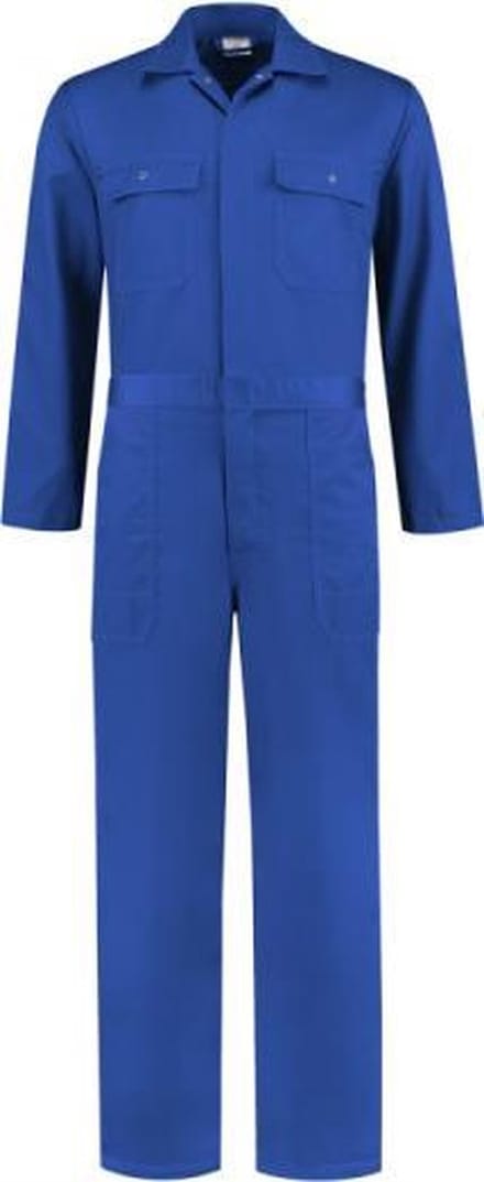 Overall polyester/katoen korenblauw maat 53