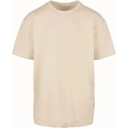 Build Your Brand - Heavy Oversized T-Shirt - Sand maat M