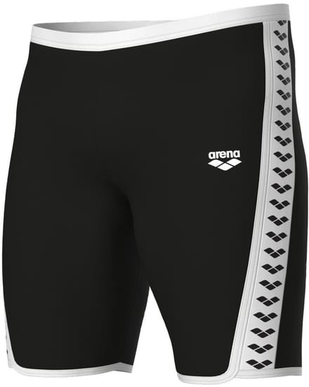 ARENA | M Icons Swim Jammer Solid black-white (Maat - 90)