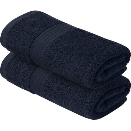 LIVARNO Handdoekenset 2-delig - 100 x 50 cm (Blauw)