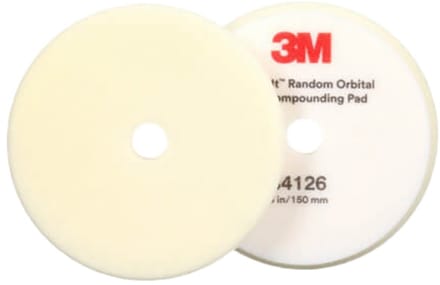 3M SCHUIM POLIJSTPAD WIT 150MM 2 STUKS