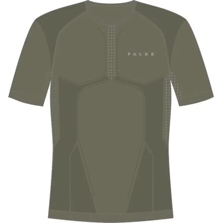 FALKE Warm Shortsleeved Shirt sneldrogend functioneel functioneel shirt met korte mouwen heren groen - maat M