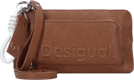 Desigual Schoudertas Half Logo 24 Lisa Crossbody Bag Leather West Bruine