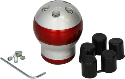 Schakelpookknop - Versnellingspook - Auto Interieur - Sportief Design - Rood
