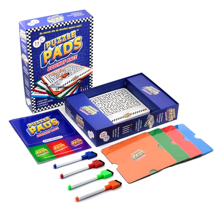 PuzzlePads - Doolhof Race - De Eerste Die Het Doolhof Oplost Wint! - Bordspel - 2-4 Spelers - Vanaf 7 Jaar