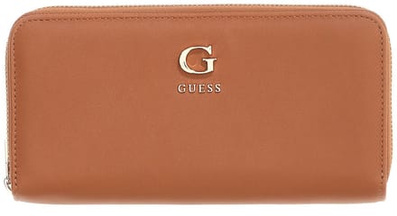 GUESS portemonnee Coleen SLG Zip Around Wallet Caramel bruine