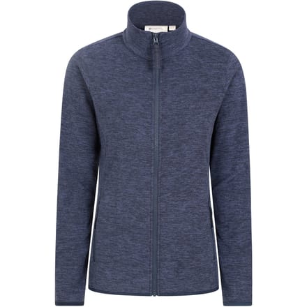 Mountain Warehouse Dames/Dames Snowdon II Melange Full Zip Fleecejack (Donkerblauw)