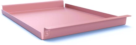 Steellish Dienblad Rechthoek - Tray - Aluminium - Roze - 62x44x5 cm