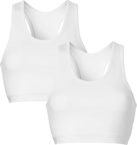 O'Neill Dames Short Top 2-Pack Wit - Maat M