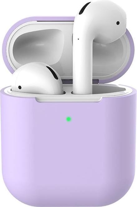 Siliconen case | geschikt voor airpods | pastel paars