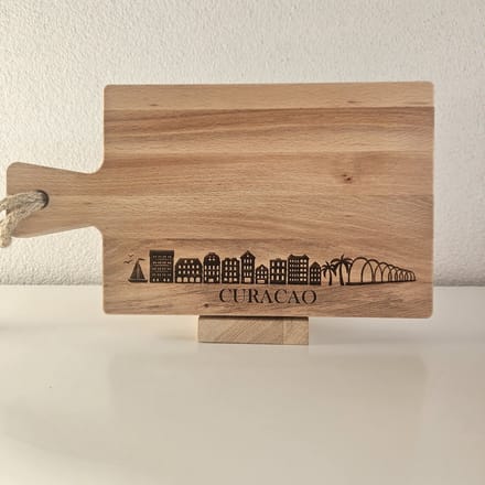borrelplank beukenhout skyline Curaçao 49 cm