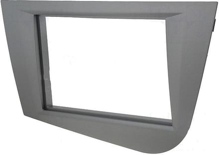 Seat Leon Afdek Frame voor een 2 autoradio kleur grijs