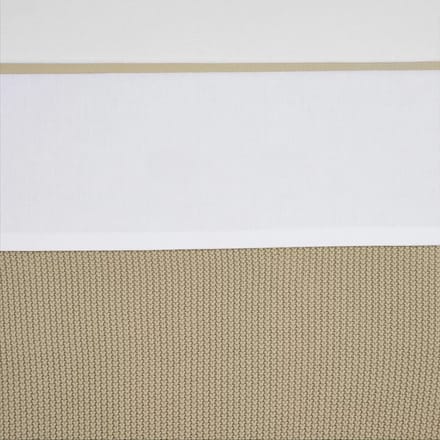 Meyco Baby Bies ledikant laken - sand - 100x150cm - 0.3 TOG