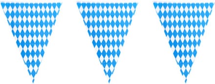 Vlaggenlijn blauw wit Oktoberfest