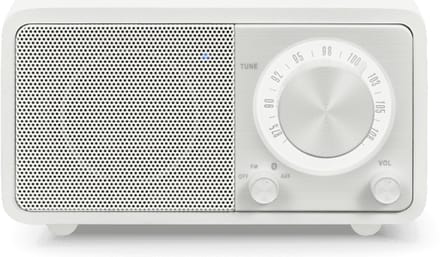 Sangean Genuine Mini - WR-7 - Mini FM-radio met Bluetooth en houten kast - Wit