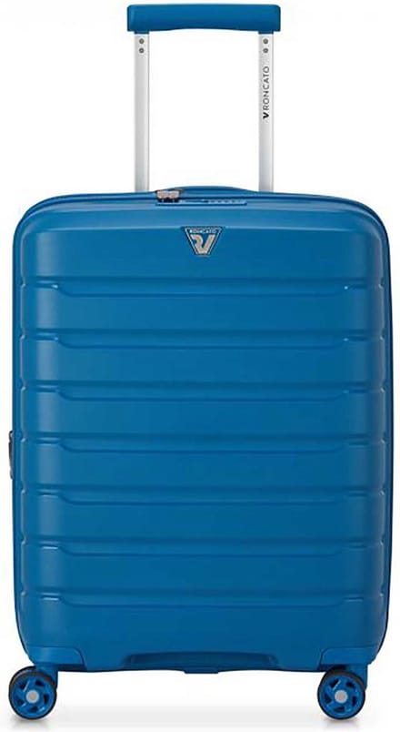 Roncato B-Flying 4 Wiel Cabin Trolley 55 Expandable Denim Blue