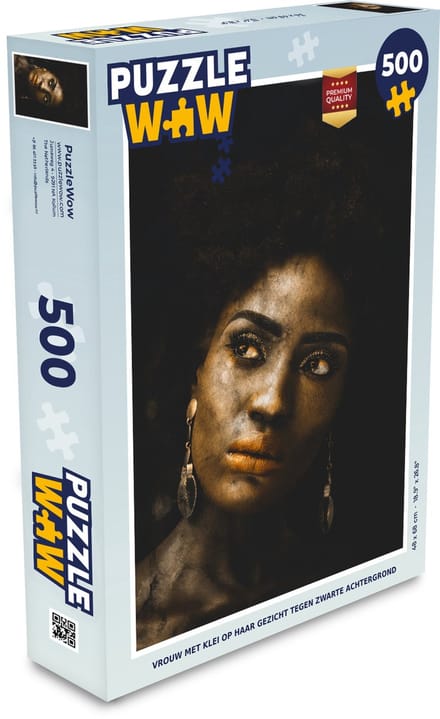 Puzzel Vrouwen - Oorbellen - Klei - Legpuzzel - Puzzel 500 stukjes