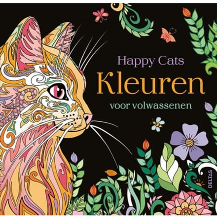 Happy Cats - Kleuren Voor Volwassenen - ZNU