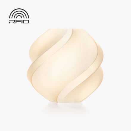 Bambu Lab PLA Translucent Mellow Yellow met spoel 1.75mm