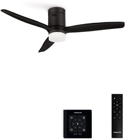 CREATE - Plafondventilator 40W silent 100% hout - WIND CALM NATURAL WOOD