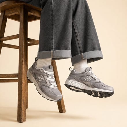 New Balance 408 leren dames sneakers paars - Maat 38 - Uitneembare zool