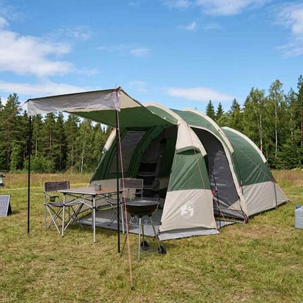 vidaXL - Tunneltent - Groen - 390 - x - 215 - x - 152 - cm