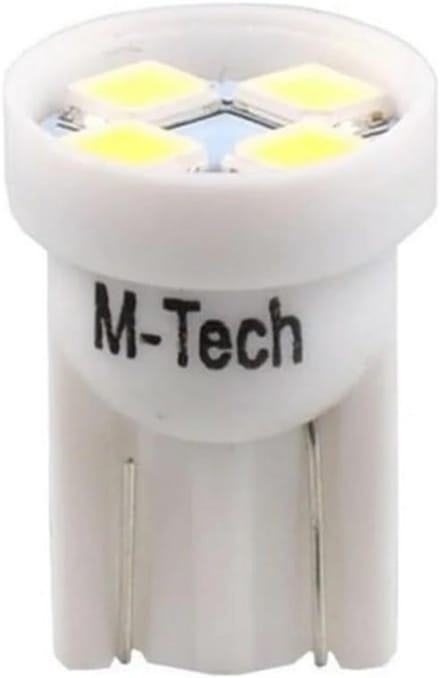 2 stuks W5W 24V LED Verlichting 4x SMD3528 Wit
