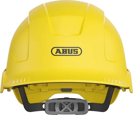 Industriële veiligheidshelm - ABUS - SCATOR - Geel