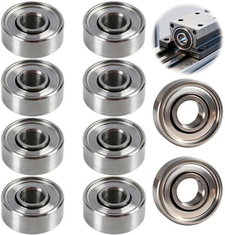 Dailygoods- Kogellagers 10 stuks - 693Zz - 3 mm x 8 mm x 4 mm