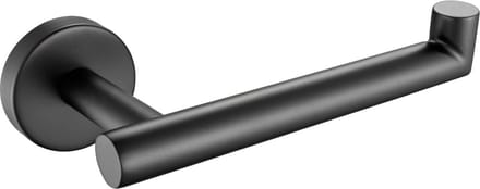 Wc-rolhouder mat zwart Rond
